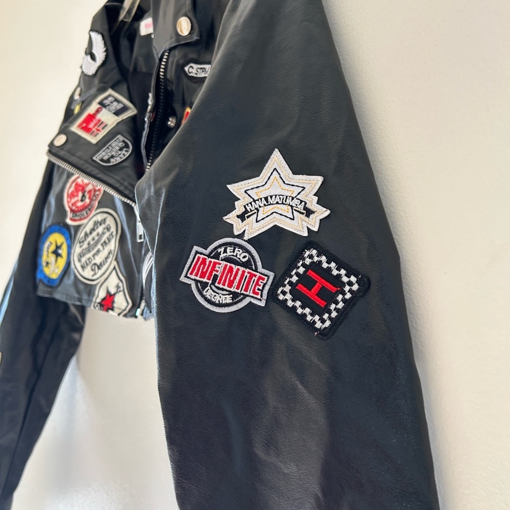 Hot & Delicious Black jacket with Colorful Patches - Picture 6 of 15